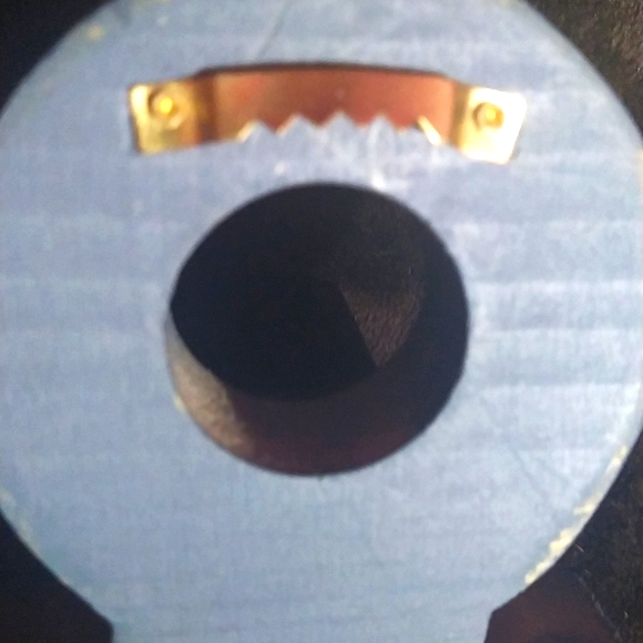 Wood Anchor Wall Decor with 3 dowel pegs and rope accent - Nautical Blue - Picture 3 of 5